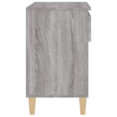Kenkäkaappi harmaa Sonoma 70x36x60 cm tekninen puu