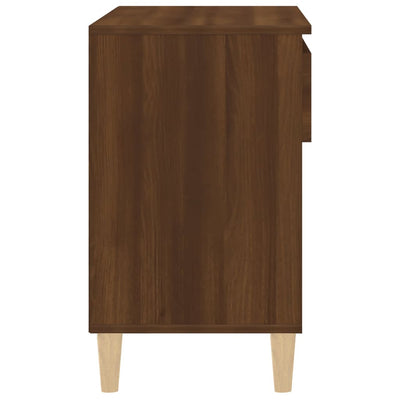 Kenkäkaappi ruskea tammi 70x36x60 cm tekninen puu