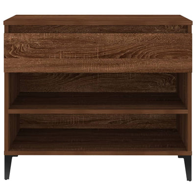 Kenkäkaappi ruskea tammi 70x36x60 cm tekninen puu