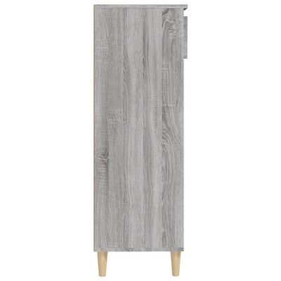 Kenkäkaappi harmaa Sonoma 40x36x105 cm tekninen puu