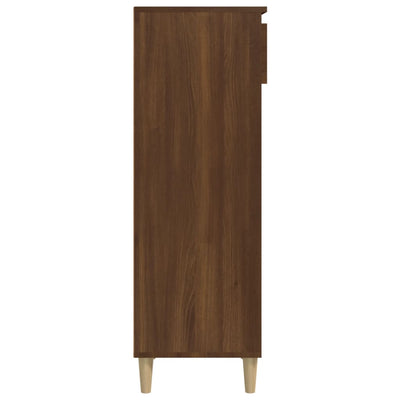 Kenkäkaappi ruskea tammi 40x36x105 cm tekninen puu