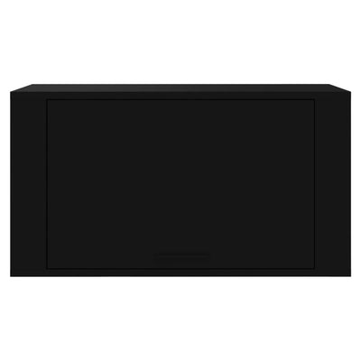 Musta seinäkenkäkaappi Pase 70x35x38cm (puinen)