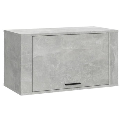 Seinäkenkäkaappi betoninharmaa 70x35x38 cm tekninen puu
