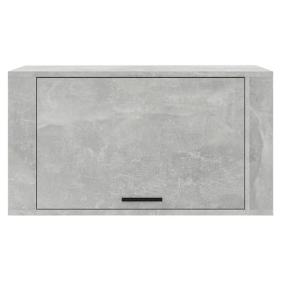 Seinäkenkäkaappi betoninharmaa 70x35x38 cm tekninen puu