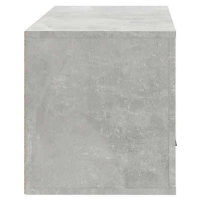 Seinäkenkäkaappi betoninharmaa 70x35x38 cm tekninen puu