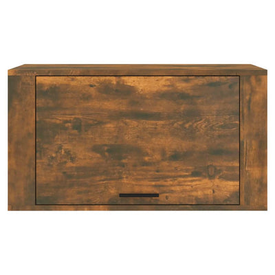 Seinäkenkäkaappi savutammi 70x35x38 cm täysi mänty