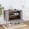 Seinäkenkäkaappi harmaa Sonoma 70x35x38 cm täysi mänty