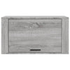 Seinäkenkäkaappi harmaa Sonoma 70x35x38 cm täysi mänty