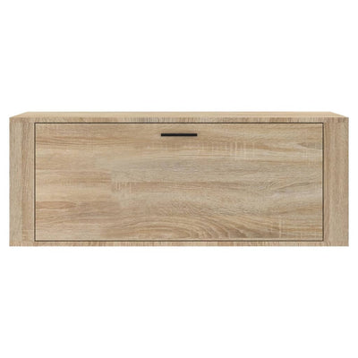 Seinäkenkäkaappi Sonoma-tammi 100x35x38 cm tekninen puu