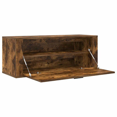 Savutammi seinäkenkäkaappi Cirap 100x35x38cm (puinen)