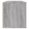 Seinäkenkäkaappi harmaa Sonoma 100x35x38 cm tekninen puu