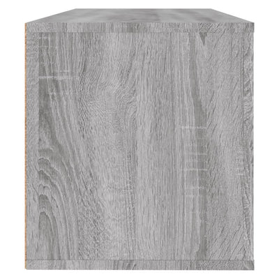 Seinäkenkäkaappi harmaa Sonoma 100x35x38 cm tekninen puu
