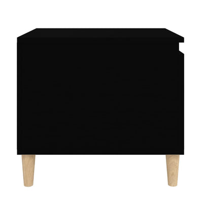 Sohvapöytä musta 100x50x45 cm tekninen puu
