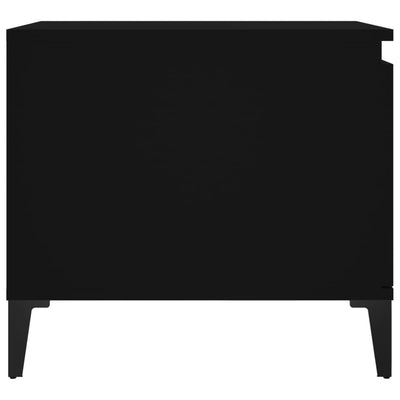 Sohvapöytä musta 100x50x45 cm tekninen puu