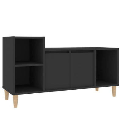 TV-taso musta 100x35x55 cm tekninen puu