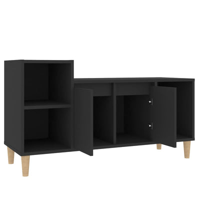 TV-taso musta 100x35x55 cm tekninen puu