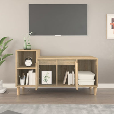 TV-taso Sonoma-tammi 100x35x55 cm tekninen puu