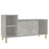 TV-taso betoninharmaa 100x35x55 cm tekninen puu