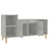 TV-taso betoninharmaa 100x35x55 cm tekninen puu