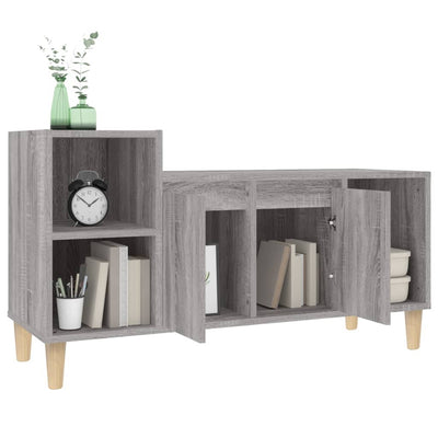 TV-taso harmaa Sonoma 100x35x55 cm tekninen puu