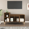 TV-taso ruskea tammi 100x35x55 cm tekninen puu