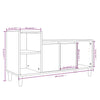 TV-taso ruskea tammi 100x35x55 cm tekninen puu