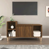 TV-taso ruskea tammi 100x35x55 cm tekninen puu
