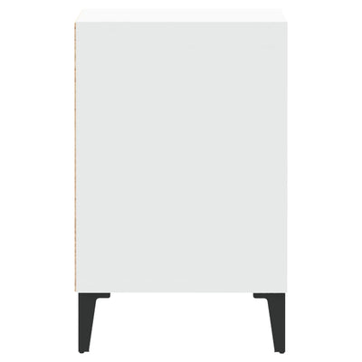 TV-taso valkoinen 100x35x55 cm tekninen puu