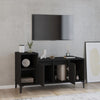 TV-taso musta 100x35x55 cm tekninen puu