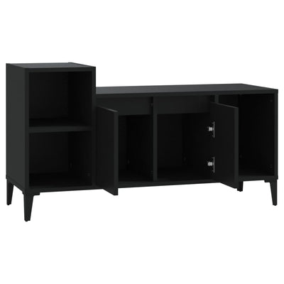 TV-taso musta 100x35x55 cm tekninen puu
