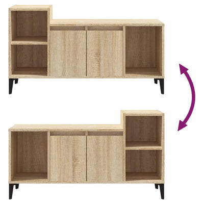 TV-taso Sonoma-tammi 100x35x55 cm tekninen puu