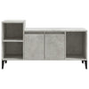 TV-taso betoninharmaa 100x35x55 cm tekninen puu