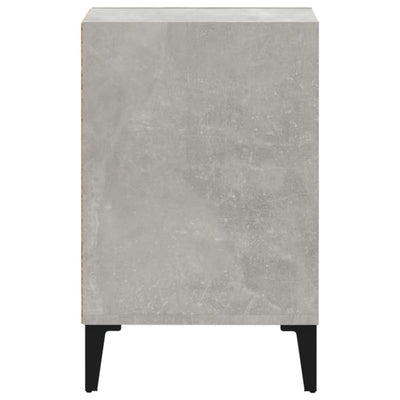 TV-taso betoninharmaa 100x35x55 cm tekninen puu