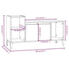 TV-taso harmaa Sonoma 100x35x55 cm tekninen puu