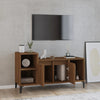 TV-taso ruskea tammi 100x35x55 cm tekninen puu