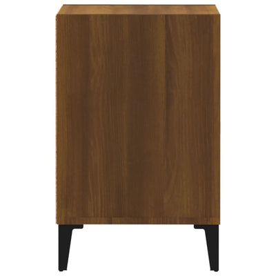 TV-taso ruskea tammi 100x35x55 cm tekninen puu