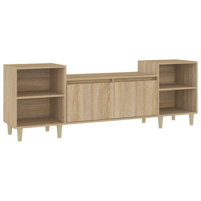TV-taso Sonoma-tammi 160x35x55 cm tekninen puu