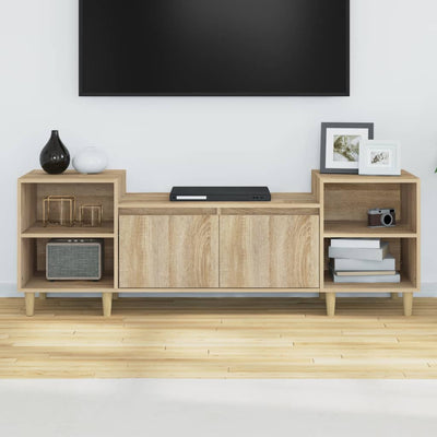 TV-taso Sonoma-tammi 160x35x55 cm tekninen puu