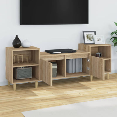 TV-taso Sonoma-tammi 160x35x55 cm tekninen puu
