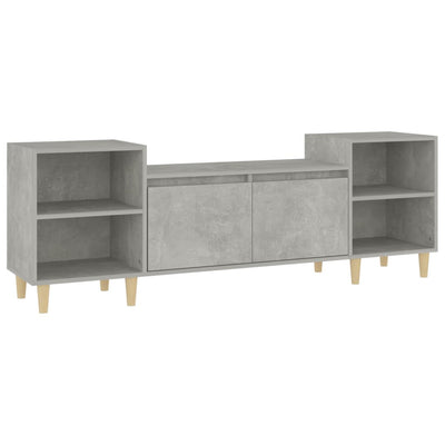 TV-taso betoninharmaa 160x35x55 cm tekninen puu