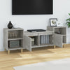 TV-taso betoninharmaa 160x35x55 cm tekninen puu