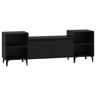 TV-taso musta 160x35x55 cm tekninen puu