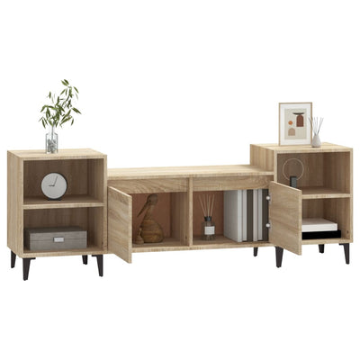TV-taso Sonoma-tammi 160x35x55 cm tekninen puu