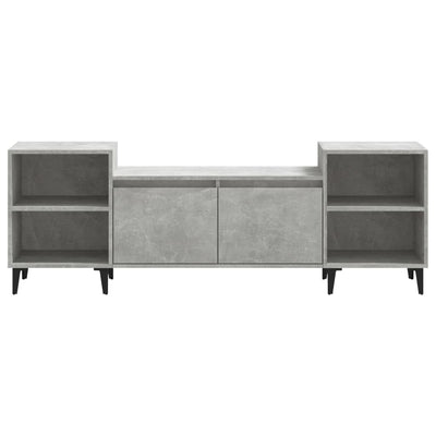 TV-taso betoninharmaa 160x35x55 cm tekninen puu