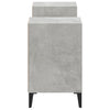 TV-taso betoninharmaa 160x35x55 cm tekninen puu