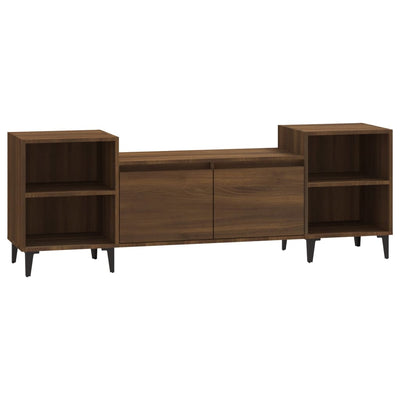 TV-taso ruskea tammi 160x35x55 cm tekninen puu
