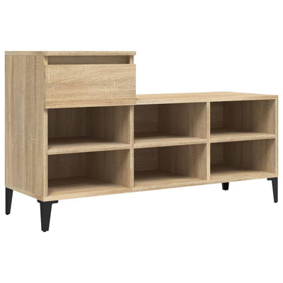 Kenkäkaappi Sonoma-tammi 102x36x60 cm tekninen puu