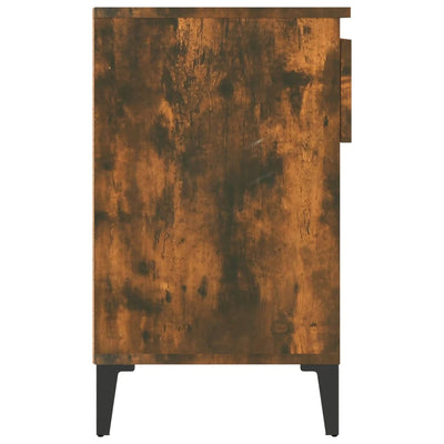 Kenkäkaappi savutammi 102x36x60 cm tekninen puu