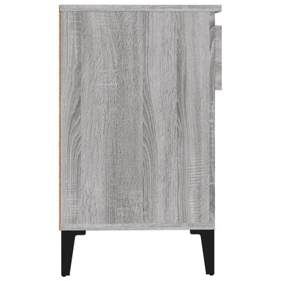 Kenkäkaappi harmaa Sonoma 102x36x60 cm tekninen puu