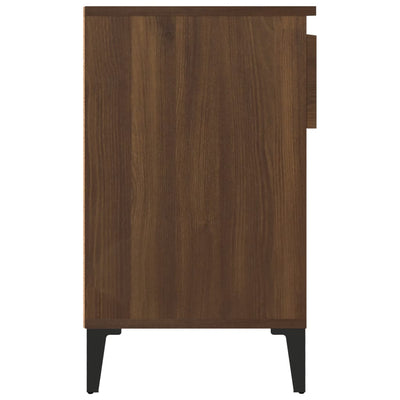 Kenkäkaappi ruskea tammi 102x36x60 cm tekninen puu